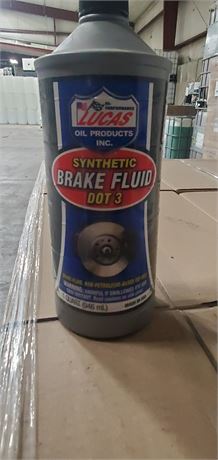 Lucas DOT 3 Syn Brake Fluid 12x1qt case (lot of 2 cases)