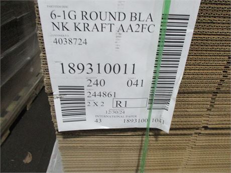 BLANK KRAFT 55ECT ROUND 6/1 GAL BOX AA2FCTBI