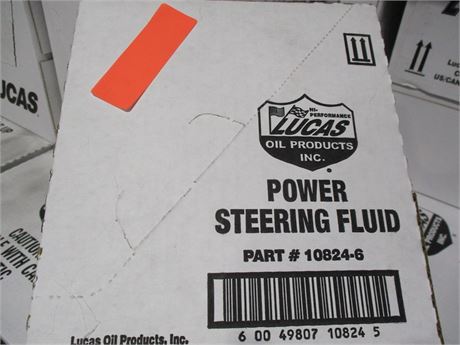 LUCAS POWER STEERING FLUID 6/1 QT CASE