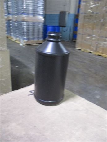 12 OZ HDPE CONE BLACK BOTTLE 420703004001