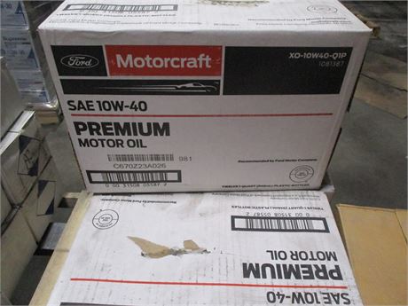 MOTORCRAFT PREM MOTOR OIL 10W40 12/1 QT CASE