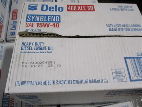 CHEVRON DELO 400 XLE SB 15W40 CK-4 12/1 QT CASE