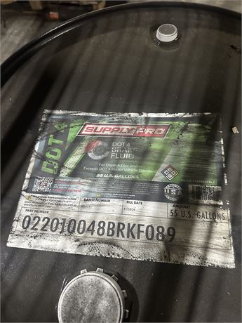 SUPPLYPRO DOT 4 BRAKE FLUID DRUM