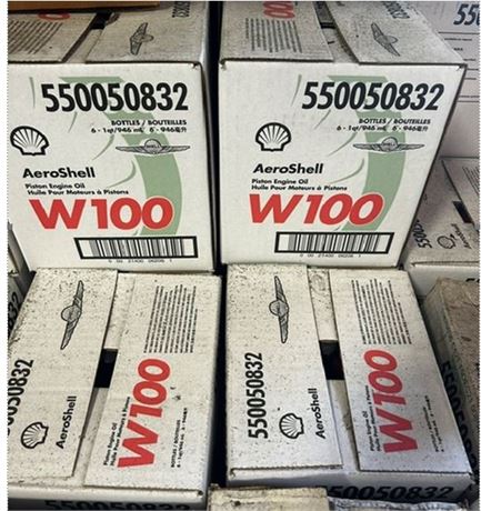 Shell Aeroshell W100 6qt case